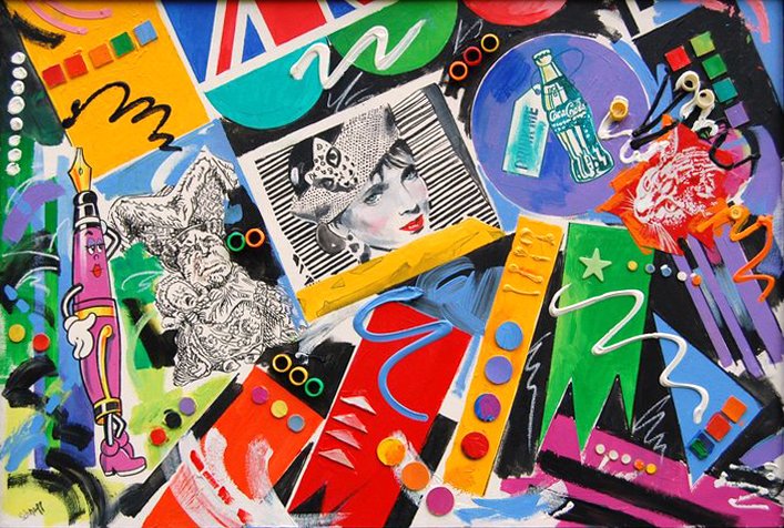 Abstract work, artwork by Adele Schnapp