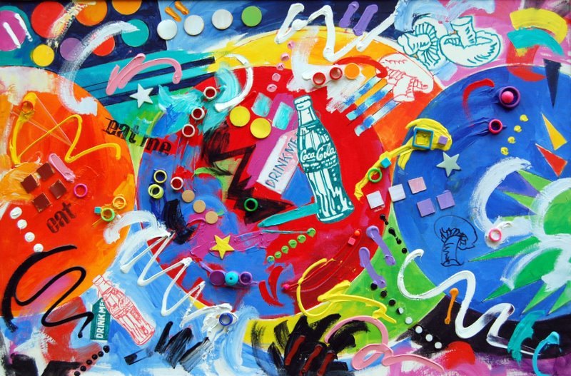 Abstract work, artwork by Adele Schnapp