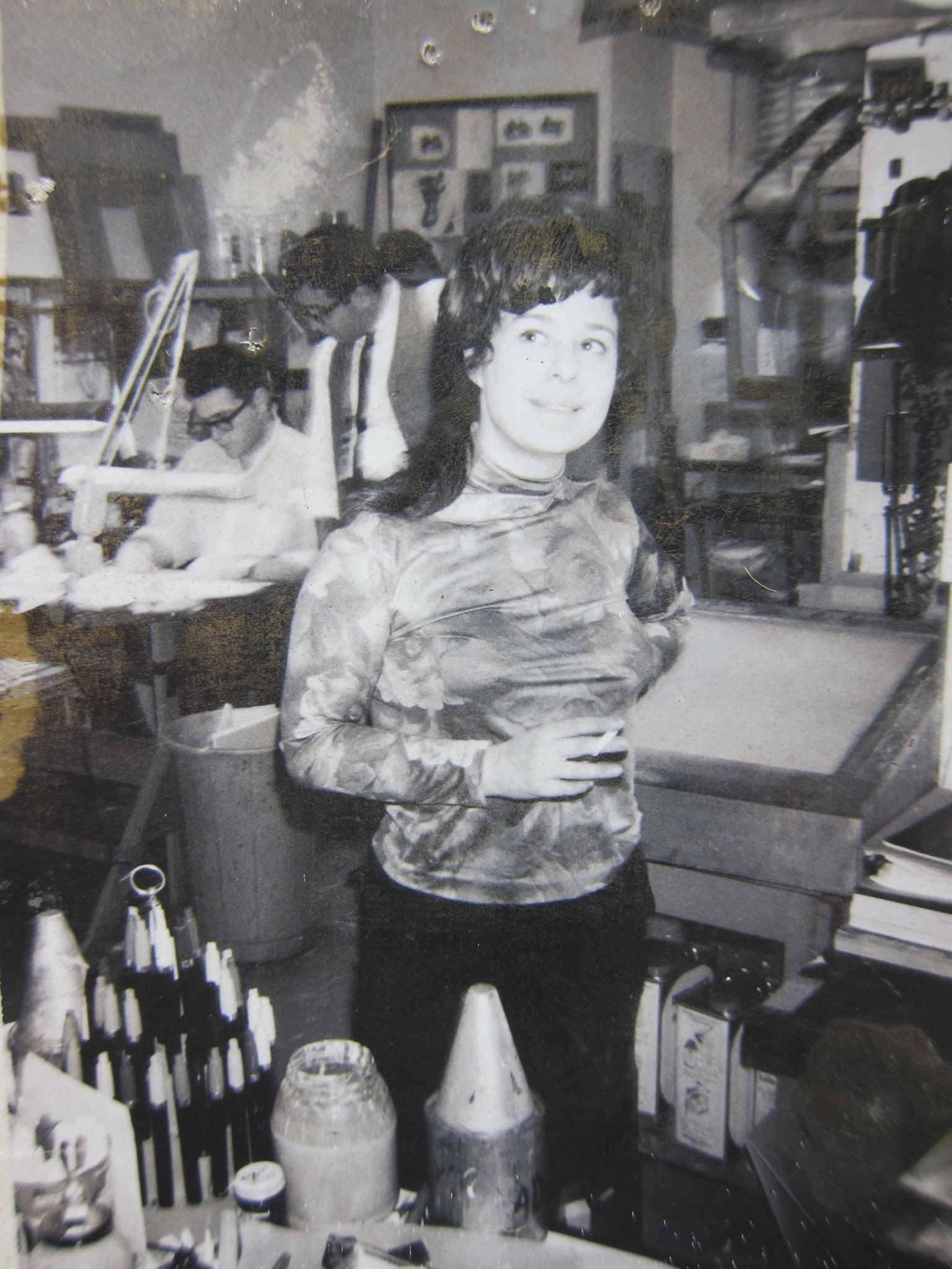 Adele in a working studio