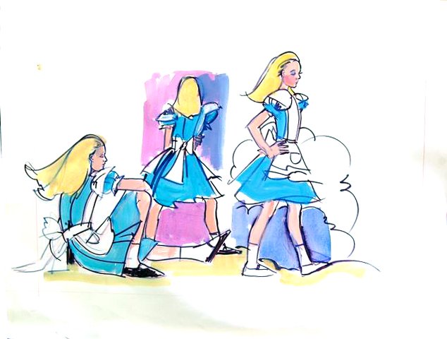 Alice studies, artwork by Adele Schnapp