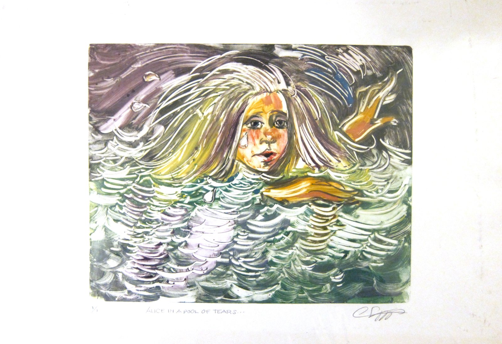Alice / Pool of Tears, artwork by Adele Schnapp