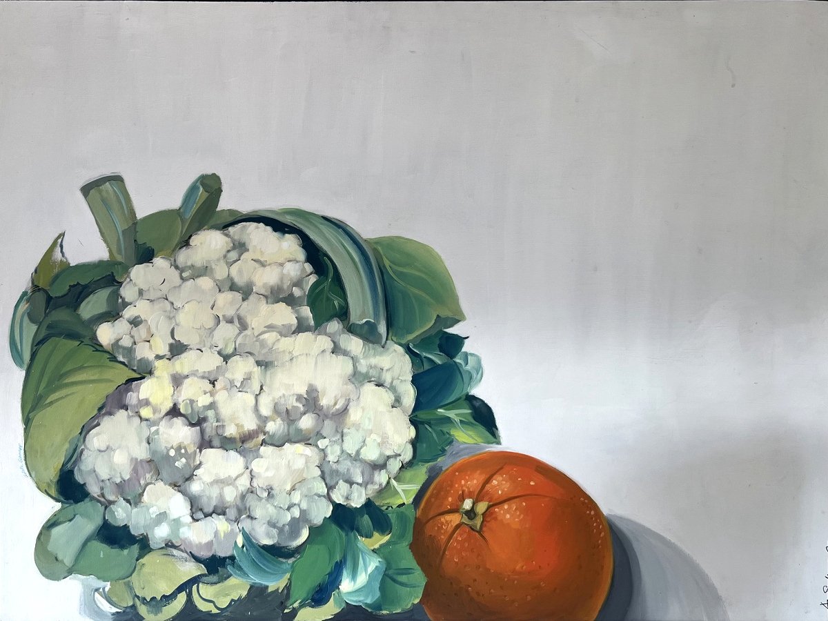 Cauliflower, artwork by Adele Schnapp