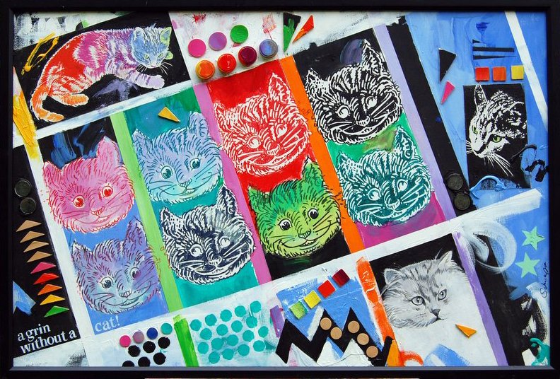 Cheshire Cat, artwork by Adele Schnapp