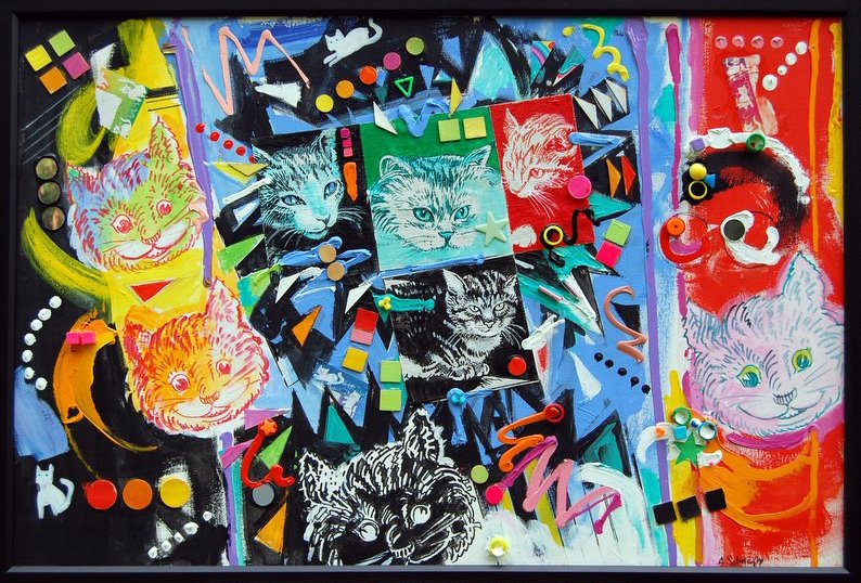 Cheshire Cat, artwork by Adele Schnapp
