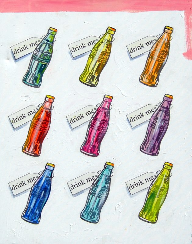 Drink Me, artwork by Adele Schnapp