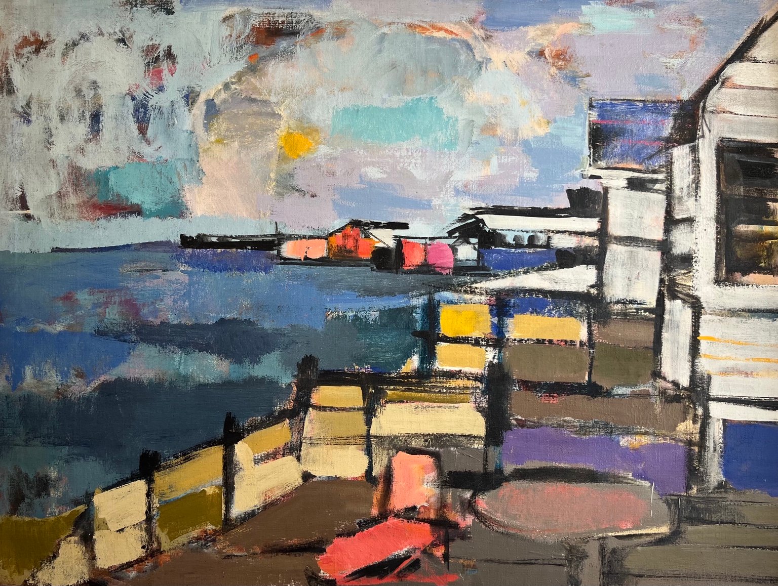 Untitled Landscape, artwork by Adele Schnapp