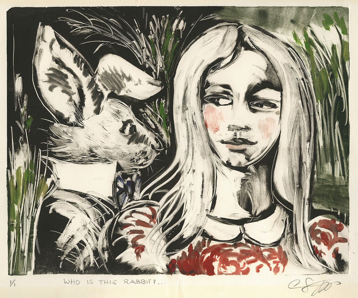 Who Is This Rabbit?, artwork by Adele Schnapp